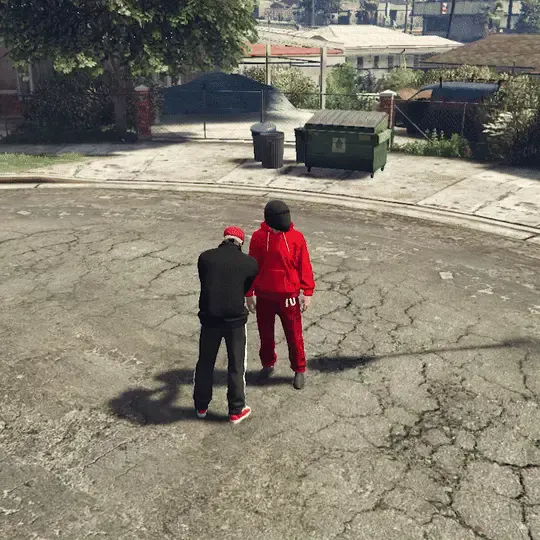 Red40 Dusty synchronized tackle and slap gameplay